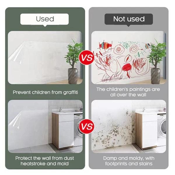 Buy 1 Get 1 Free Clear Kitchen Sticker, Waterproof Cupboard Sticker for Home Oil Proof Wallpaper