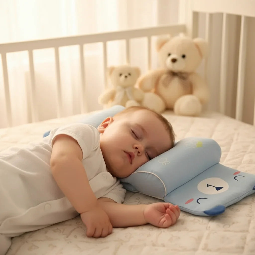 Zero hight care baby support Pillow with Side Support – Baby Head Shaping Pillow