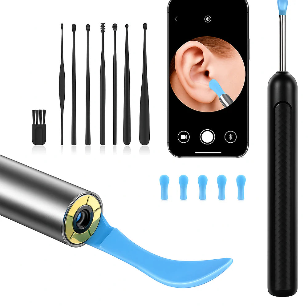 Premium Smart Video Ear Wax Cleaner™ – 100% Safe & Painless Ear Care with HD Camera