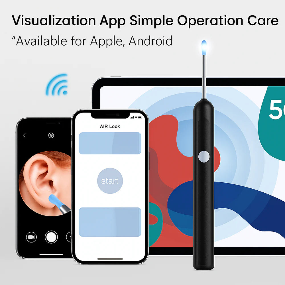 Premium Smart Video Ear Wax Cleaner™ – 100% Safe & Painless Ear Care with HD Camera