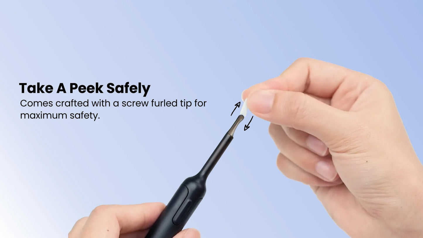 Premium Smart Video Ear Wax Cleaner™ –- Safe & Painless Ear Care with HD Camera